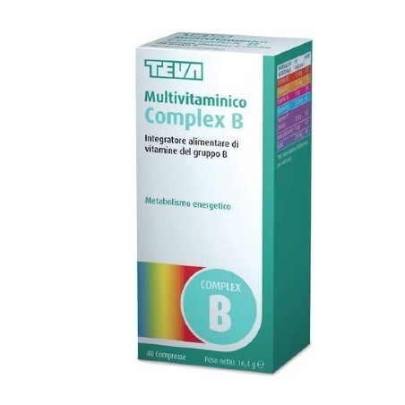Multivitaminico Complex B Teva 40 Compresse 16,4 G