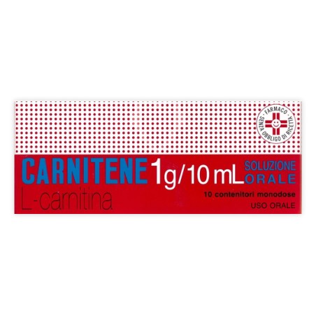 Carnitene Soluzione Orale Soluzione 10 Flaconcini 1 G Carnitene Soluzione Orale Soluzione 10 Flaconcini 1 G