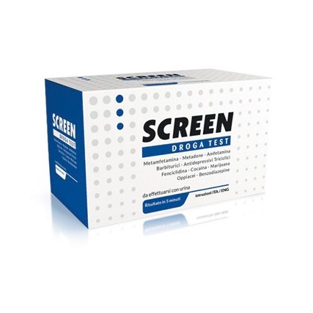Screen Droga Test 10 Droghe Test Antidroga Con Contenitore Urina