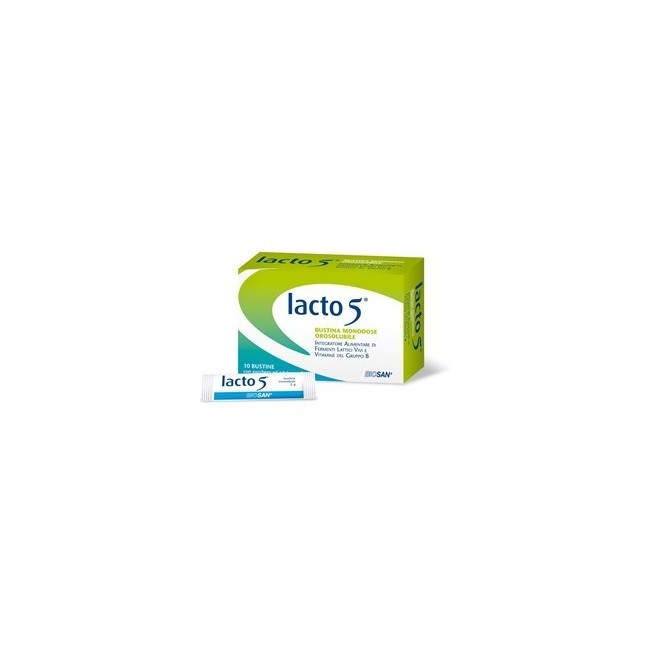 Lacto 5 10 Bustine Orosolubili