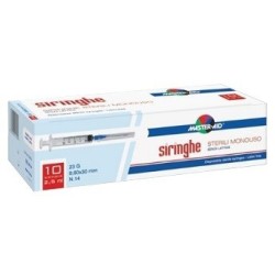 Siringa Per Venipuntura Master-aid 10 Ml Gauge 21 10 Pezzi