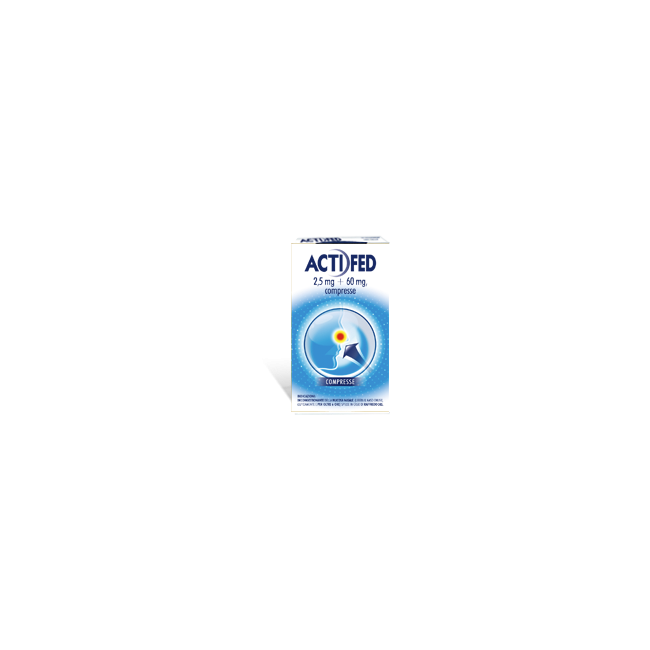Actifed 12 Compresse 2,5 Mg + 60 Mg