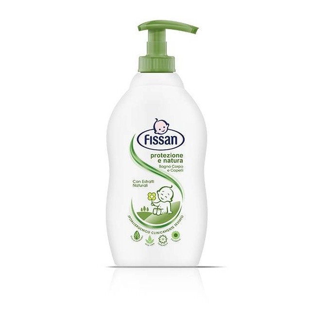 Fissan Baby Protezione E Natura Bagno Corpo Capelli 400 Ml