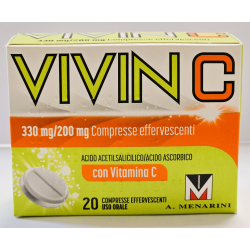 Vivin C 20 Compresse Effervescenti 330 Mg + 200 Mg