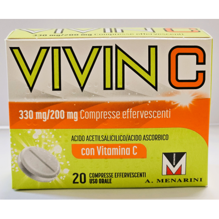 Vivin C 20 Compresse Effervescenti 330 Mg + 200 Mg Vivin C 20 Compresse Effervescenti 330 Mg + 200 Mg