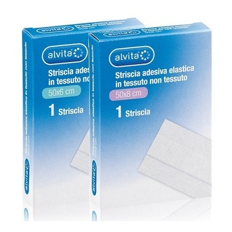 Striscia Adesiva Elastica Alvita Tnt 50x8cm