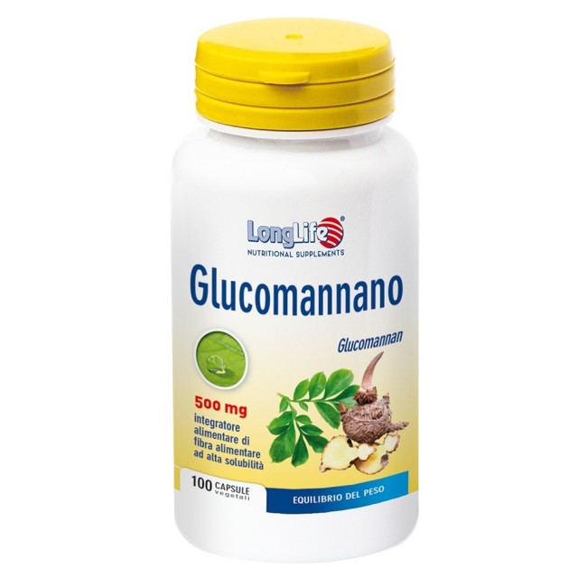 Longlife Glucomannano 100 Capsule Vegetali Longlife Glucomannano 100 Capsule Vegetali