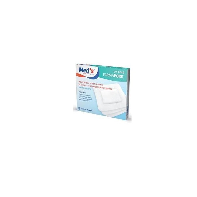 Medicazione Adesiva Meds 10x12 Cm 5 Pezzi Medicazione Adesiva Meds 10x12 Cm 5 Pezzi