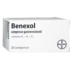Benexol 20 Compresse Gastrores 250 Mg + 250 Mg + 500 Mcg Flacone