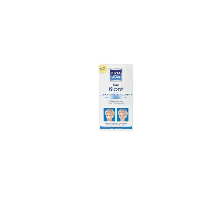 Nivea Viso Kao Biore' Clearup Strip Zona T
