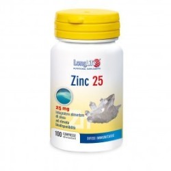 Longlife Zinc 25 Mg 100 Compresse
