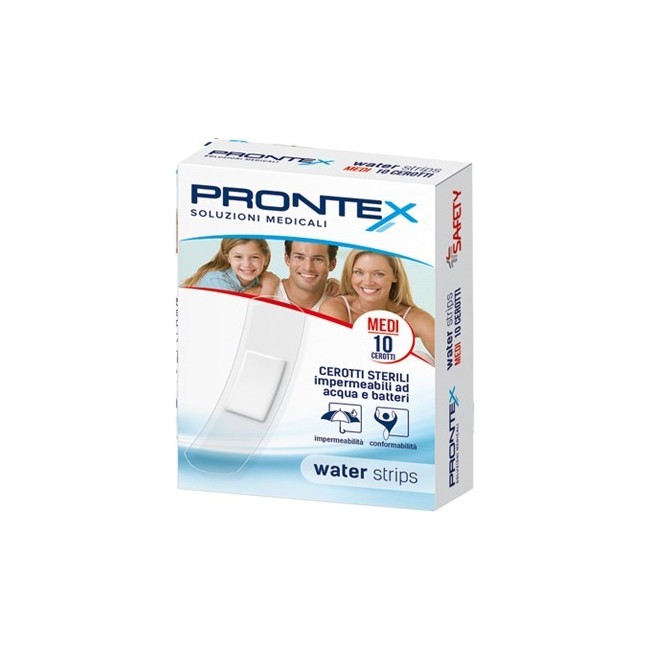 Cerotto Prontex Water Strips Medio 10 Pezzi