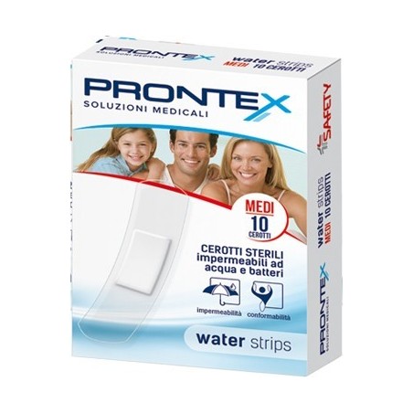 Cerotto Prontex Water Strips Medio 10 Pezzi
