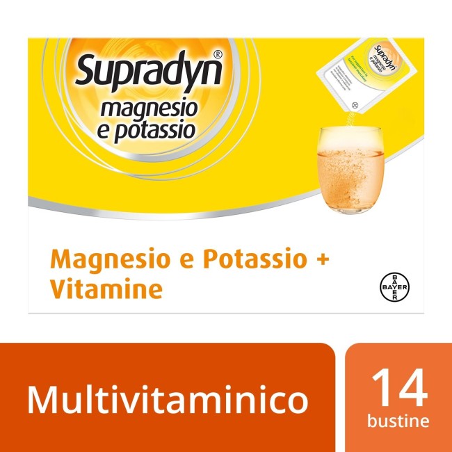 Supradyn Magnesio Potassio 14 Bustine Supradyn Magnesio Potassio 14 Bustine