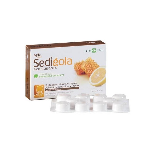 Apix Propoli Sedigola Miele Eucalipto 20 Pastiglie Apix Propoli Sedigola Miele Eucalipto 20 Pastiglie