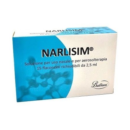 Narlisim Soluzione Per Uso Nasale E Aerosolterapia 15 Flaconcini Richiudibili Da 2,5 Ml L'uno