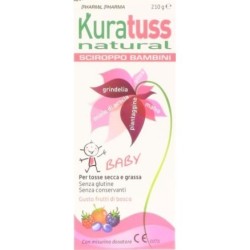 Kuratuss Natural Sciroppo Bambini Per Tosse Secca E Grassa Con Misurino Dosatore Gusto Frutti Di Bosco 210 G