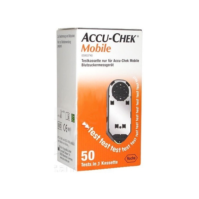 Strisce Misurazione Glicemia Accu-chek Mobile 50 Test Mic 2