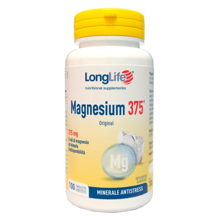 Longlife Magnesium 375 Original 375 Mg 100 Tavolette