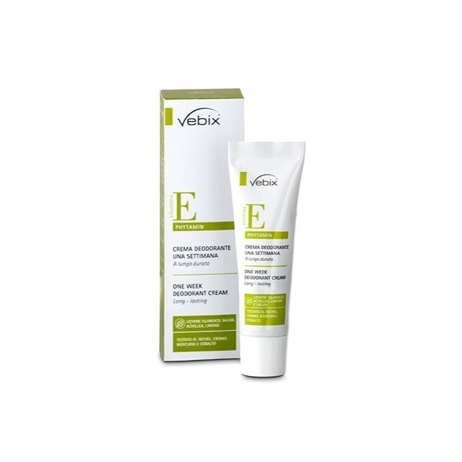 Vebix Phytamin Crema Deodorante 1 Settimana 25 Ml