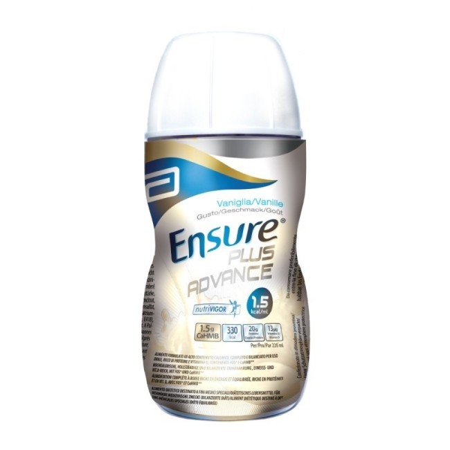 Ensure Plus Advance Vaniglia 4 Bottiglie Da 220 Ml Ensure Plus Advance Vaniglia 4 Bottiglie Da 220 Ml