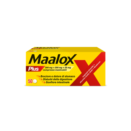Maalox Plus 50 Compresse Masticabili