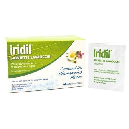 Iridil Salviettine Lavaocchi 28 Pezzi