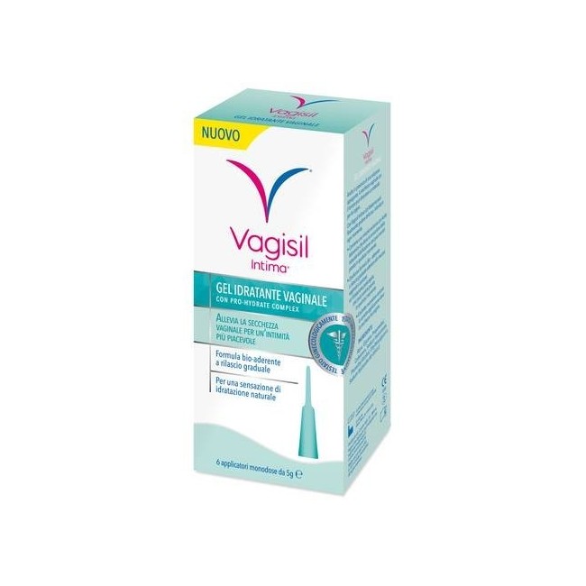 Vagisil Intima Gel Idratante Vaginale 6 Applicazioni Monodose 5 G