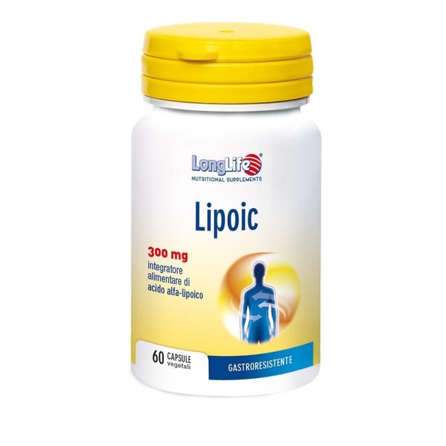 Longlife Lipoic 300 Mg 60 Capsule Vegetali Da 500 Mg
