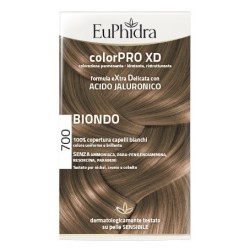Euphidra Colorpro Xd 700 Biondo Gel Colorante Capelli In Flacone + Attivante + Balsamo + Guanti