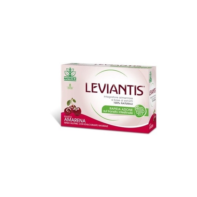 Leviantis Senza Glutine Gusto Amarena 8 Dosi / 16 Buste