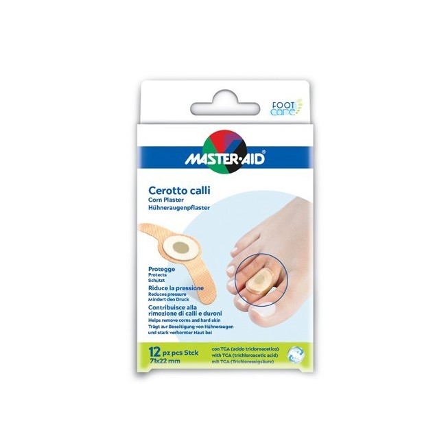 Cerotto Callifugo Master-aid Footcare 71x22 Mm 12 Pezzi B2 Cerotto Callifugo Master-aid Footcare 71x22 Mm 12 Pezzi B2
