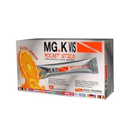 Mgk Vis Pocket Stick Arancia 12 Bustine Stick Pack