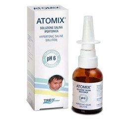 Atomix Soluzione Salina Ipertonica Spray Nasale 30 Ml Atomix Soluzione Salina Ipertonica Spray Nasale 30 Ml