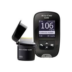 Kit Glucometro Accu-chek Guide Mg/dl + Pungidito Fastclix