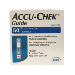 Strisce Misurazione Glicemia Accu-chek Guide 50 Pezzi Confezione Retail
